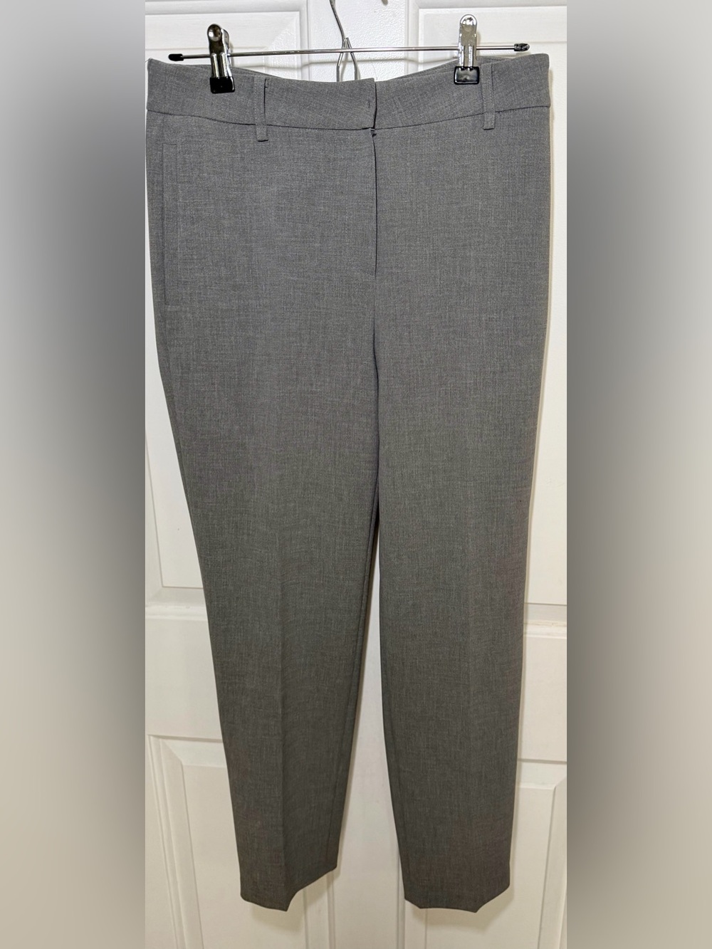 JIGOTT Korean Gray Tailored Straight Leg Dress Pants 70-90 US 4-6